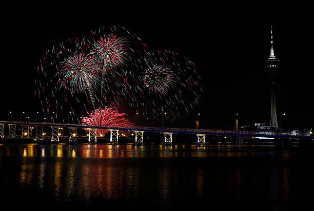 istock International firework shows light up the sky with dazzling disp 509635176