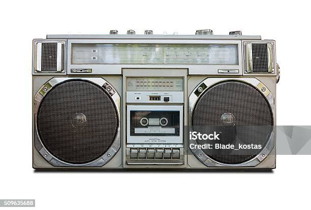 Vintage Radio Kassettenrekorder Boombox Stockfoto und mehr Bilder von Radiorekorder - Radiorekorder, Radiogerät, Retrostil