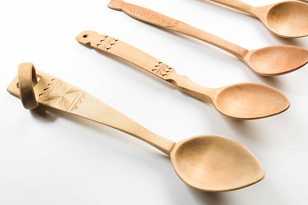 istock Assortment of wooden spoons. 509637630