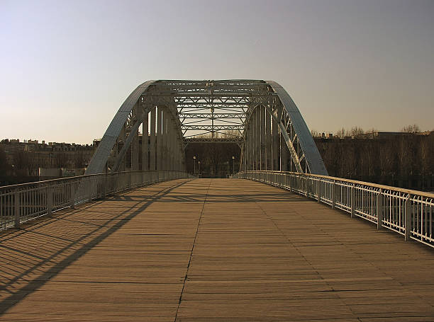 istock Pedestrian bridge over the Seine, Paris. 509640425