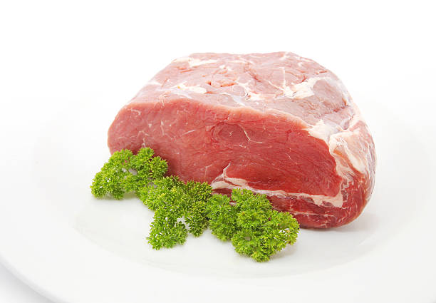 сырой говядины или ribeye мясо - scotch steak стоковые фото и изображения