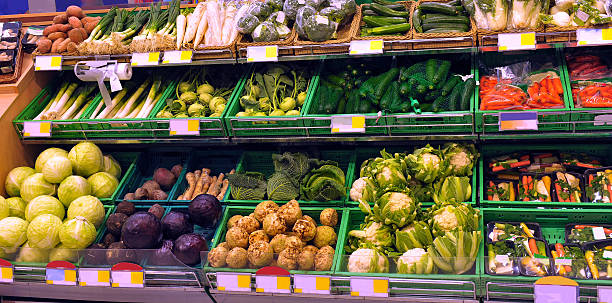 istock Vegetables on display in a supermarket 509644987