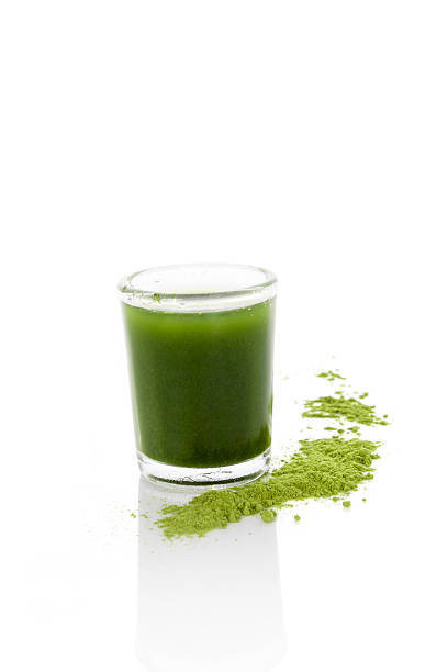 entgiften. - wheatgrass nutritional supplement antioxidant grass stock-fotos und bilder