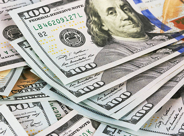 istock Background dollar bills, close up 509660515