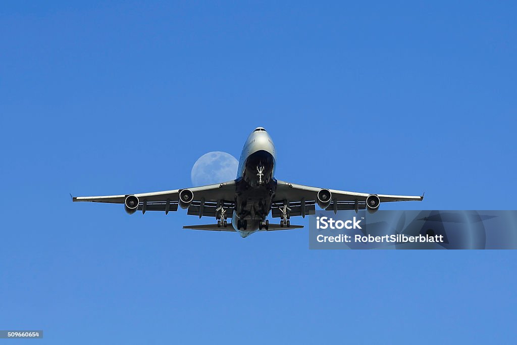 Boeing 747 decrescente. - Foto stock royalty-free di Arizona