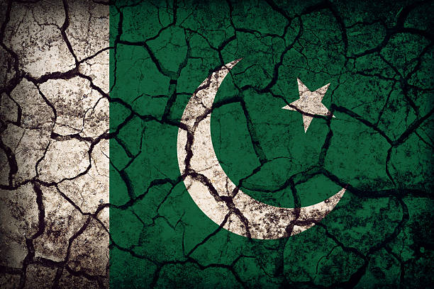 istock Pakistan flag pattern ,retro vintage style 509661517