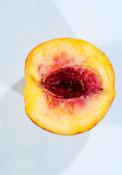 peaches on the table