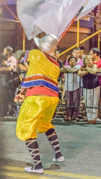 istock Costume Man with Flag Marching at Carnival Parade of Uruguay 509663308