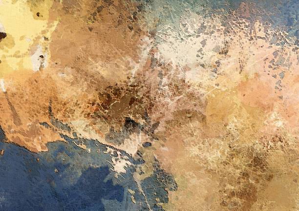 istock Abstract Art with Burlap Canvas Texture 509663489