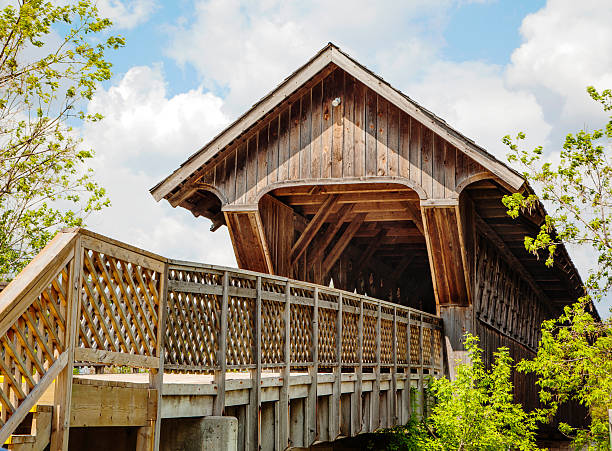 Guelph covered footbridge, Ontario, Canada
