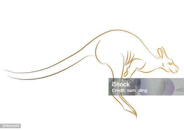 Kangaroo Stock Illustration - Download Image Now - Kangaroo, Vector, Animal