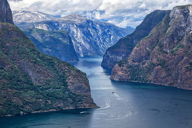 magnifique norvège - sognefjord photos et images de collection