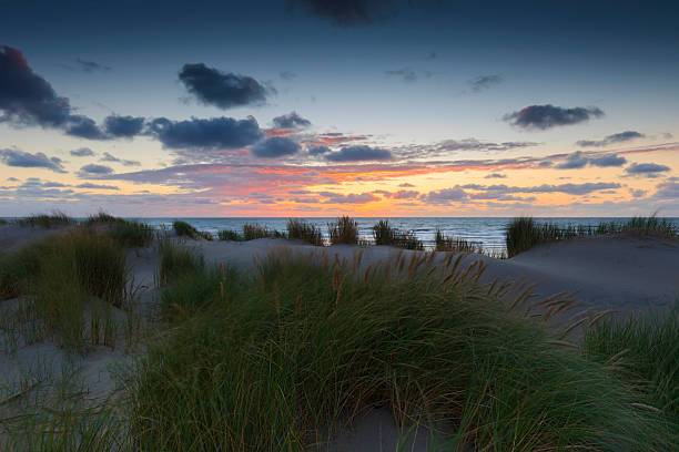 istock moody sunset along the Dutch coast 509666946