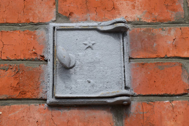 istock Small door for cleaning the chimney 509668396