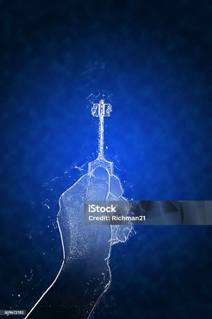 Key Hand Abstract Hand With Key Stock Illustration - Download Image Now - Accessibility ...
