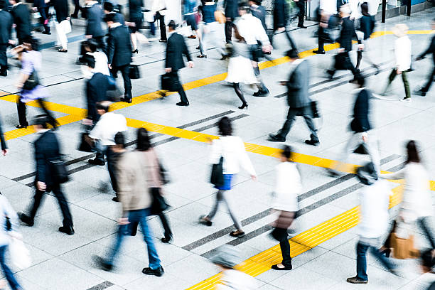 istock Bussiness people commuting to work in Tokyo 509674536