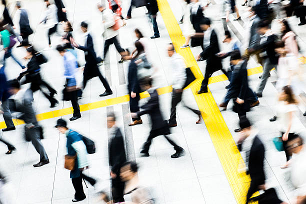 istock Bussiness people commuting to work in Tokyo 509674590