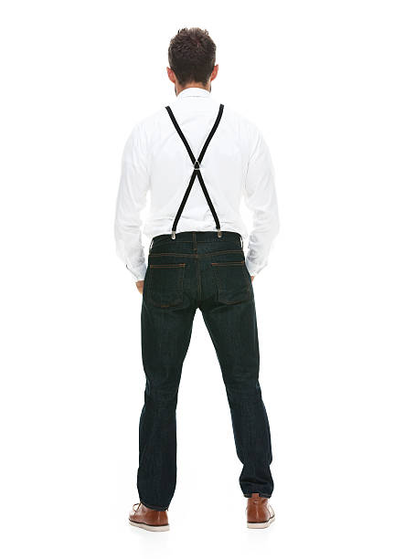 Rear view of businessman standing
