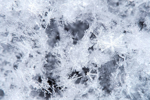 istock Macro of a snowflake in natural surroundings. 509679814