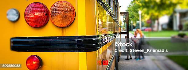 School Bus Stock Photo - Download Image Now - School Bus, Child, Education