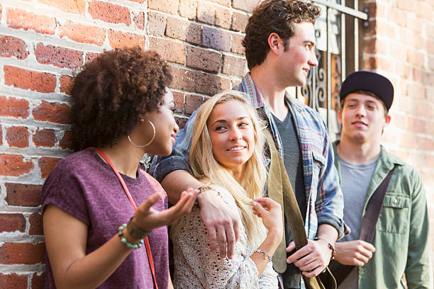 istock Young friends hanging out 509680587
