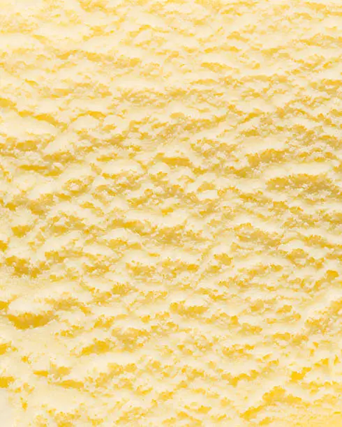 Photo of surface of vanilla ice-cream