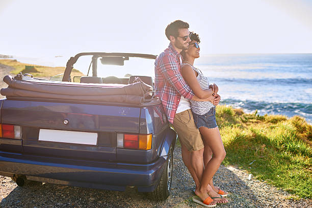 istock Young beautiful couple on roadtrip 509681556