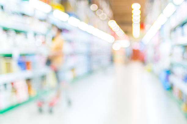 istock Blurred background,Customer shopping at Supermarket store blur b 509681620