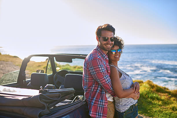 istock Young beautiful couple on roadtrip 509681880