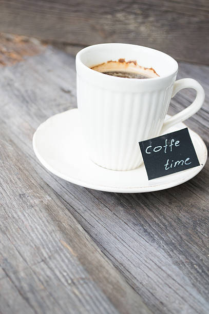 istock coffee time. Pocket watch and with the words coffee time 509682647