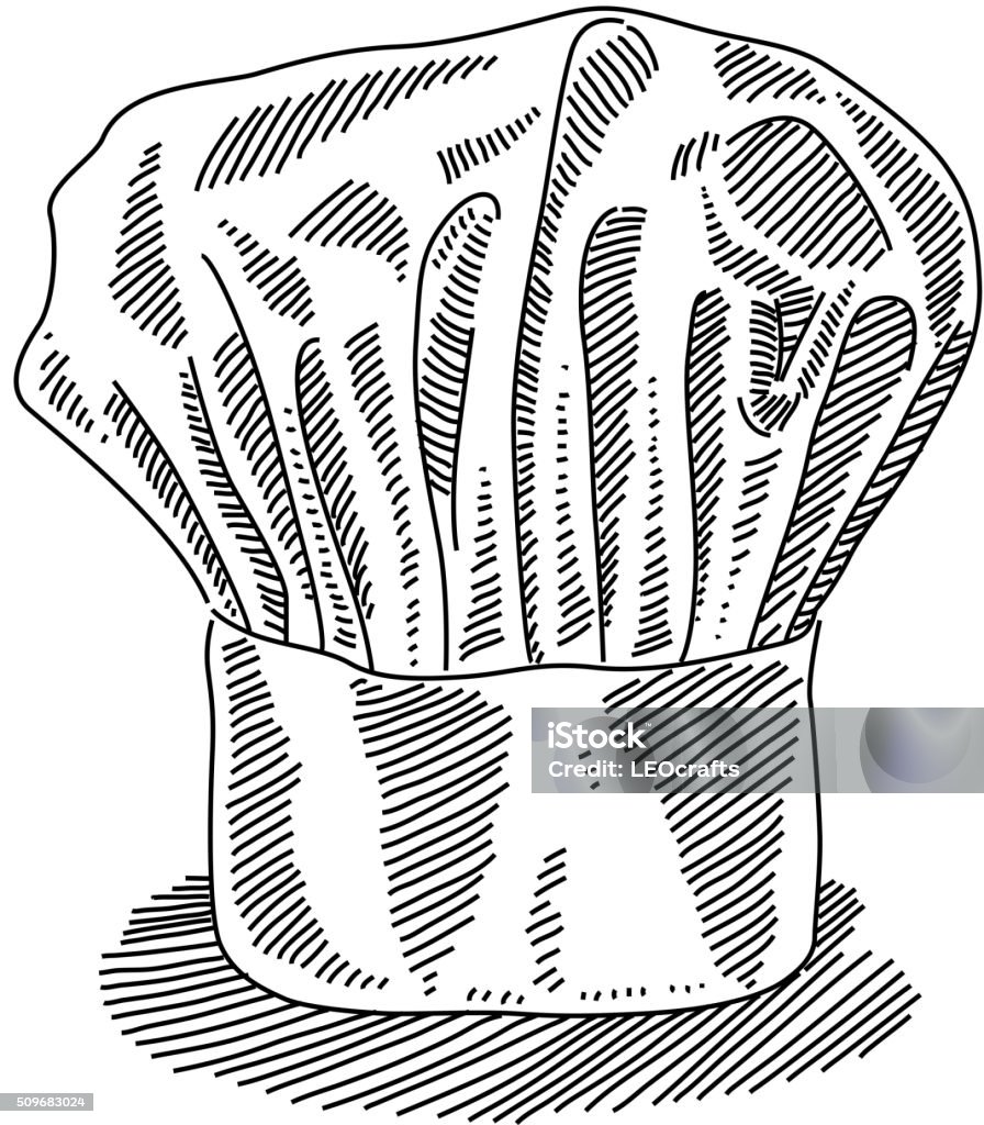 Ilustración de Chef Sombrero Dibujo y más Vectores Libres de Derechos de  Gorro de chef - Gorro de chef, Diseño de trazado, Garabato - iStock