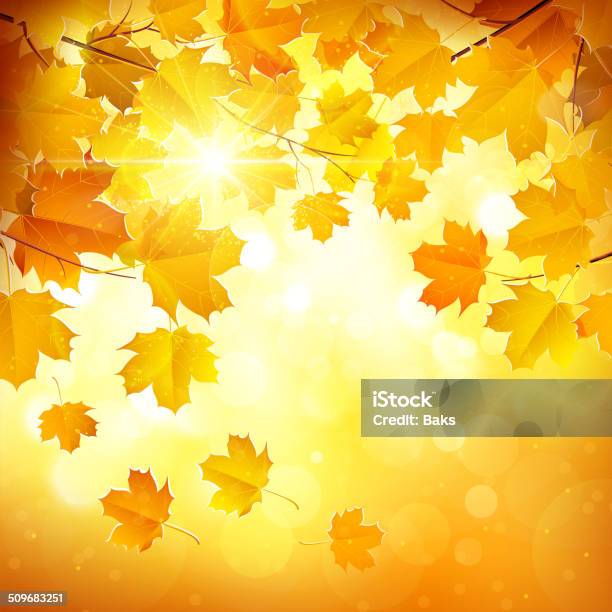 Autumn Leaves Stock Illustration - Download Image Now - Abstract, Autumn, Backgrounds