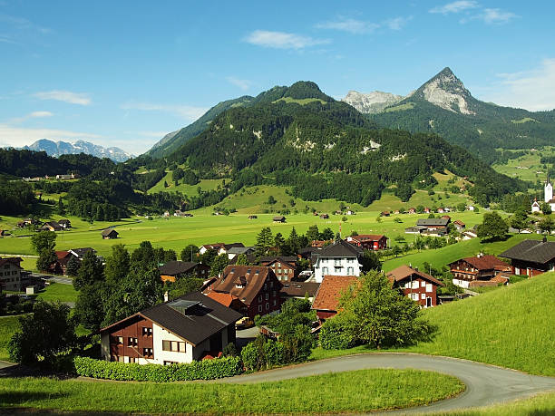 istock Small village in Switzerland 509686867