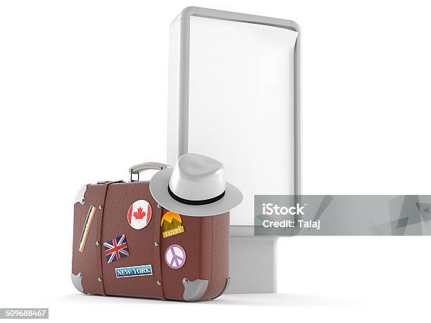 Travel Advert Stock Photo - Download Image Now - Advertisement, Bag, Billboard