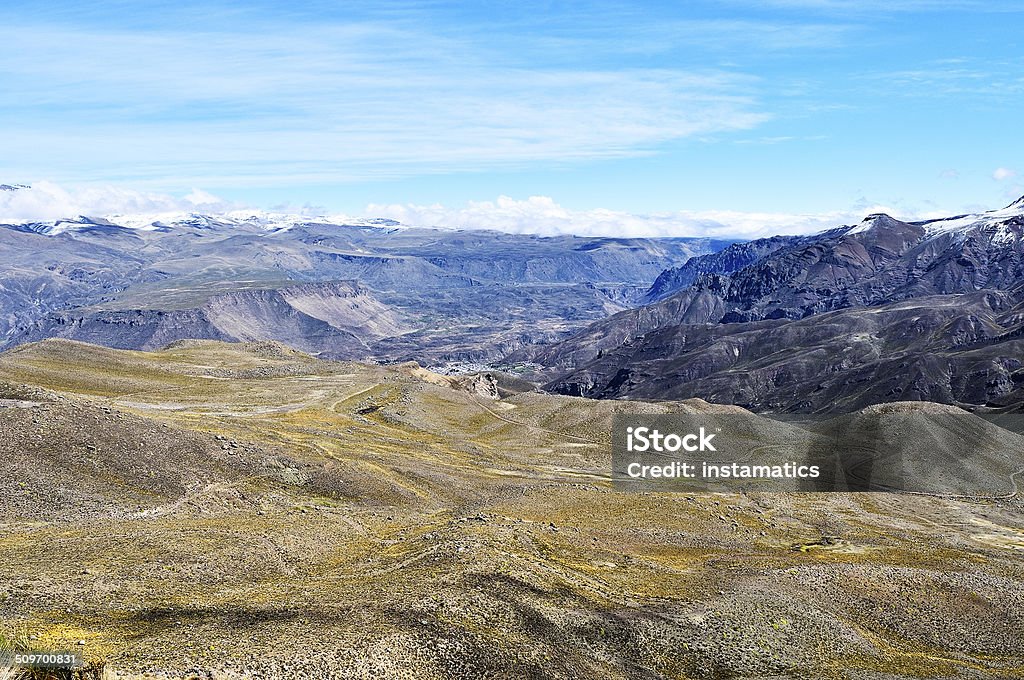 Peruanischen Anden-Colca Canyon - Lizenzfrei Amerikanische Kontinente und Regionen Stock-Foto