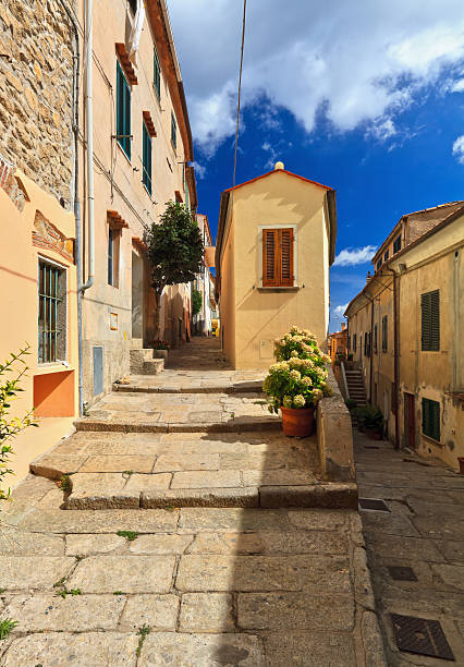istock Elba Island - street in Marciana 509704383