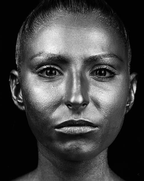 istock woman's portrait, art art, bronze person 509709200