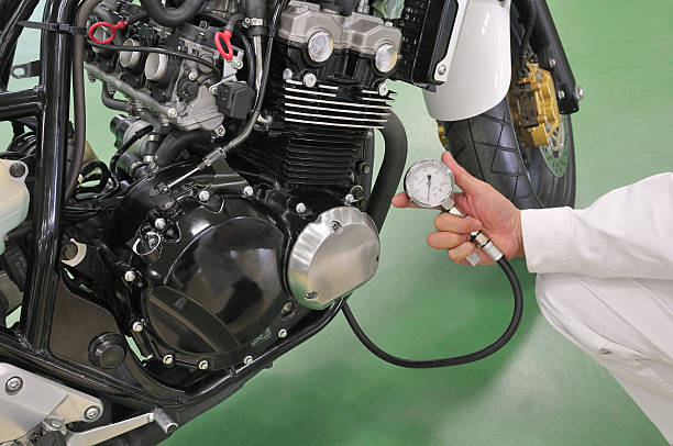 istock Repair of motor cycle 509712686