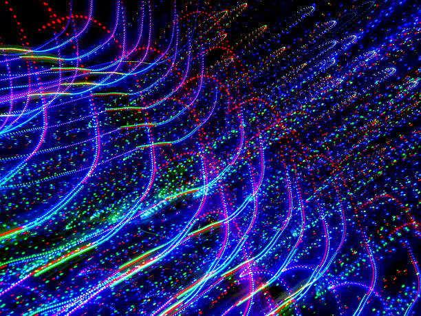 istock colorful dotted ilght lines -  light painting 509712896