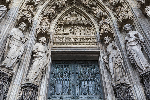 istock Cathedral of Cologne. Detail from facade 509713456