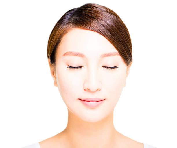 istock closeup beautiful young asian  woman  face 509716530