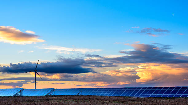 istock Renewable energies at sunset III 509717126