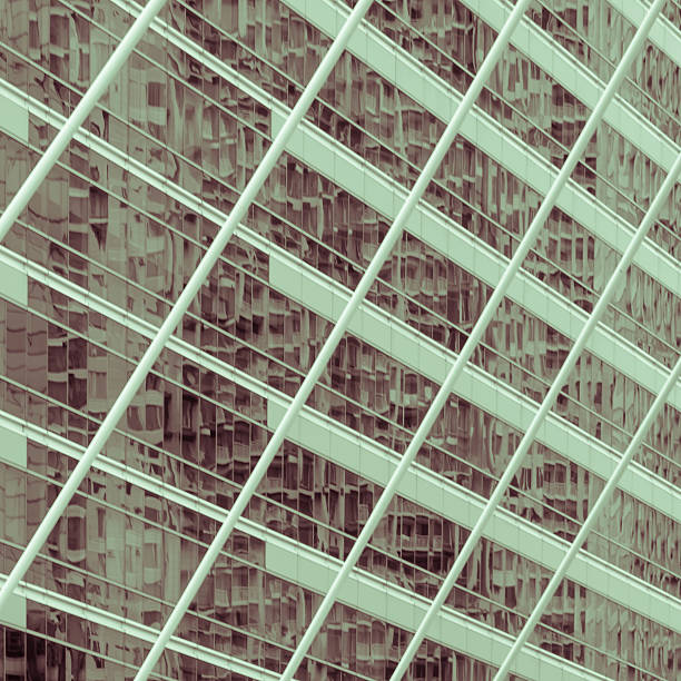 istock Abstract background image of blur reflection on window building 509717940