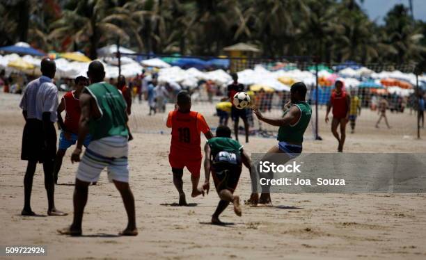 Beach Soccer Players Stock Photo - Download Image Now - Beach Soccer, Horizontal, Photography