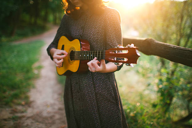 istock Girl with ukulele 509722991