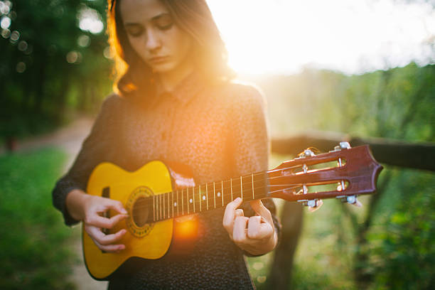 istock Girl with ukulele 509722995