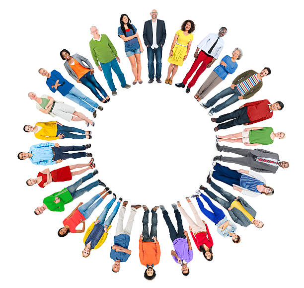istock Multiethnic Group of People with Copy space 509723039