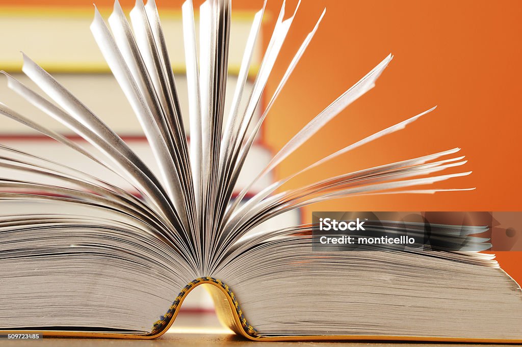 Composition with books on the table Book Stock Photo