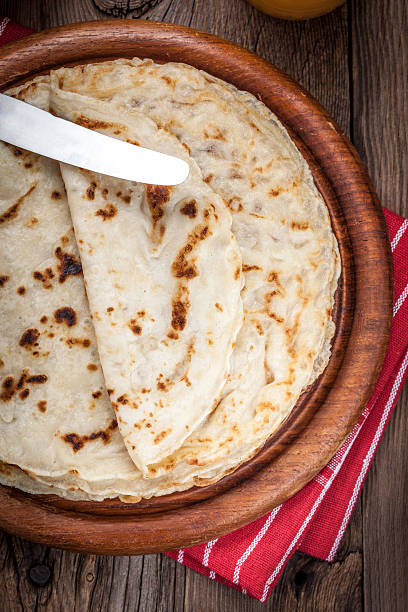 istock Pile of traditional Polish pancakes. 509724072
