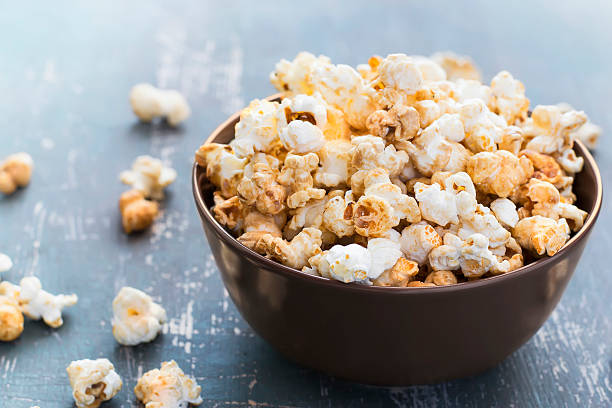 istock Sweet caramel popcorn in a  bowl 509724274
